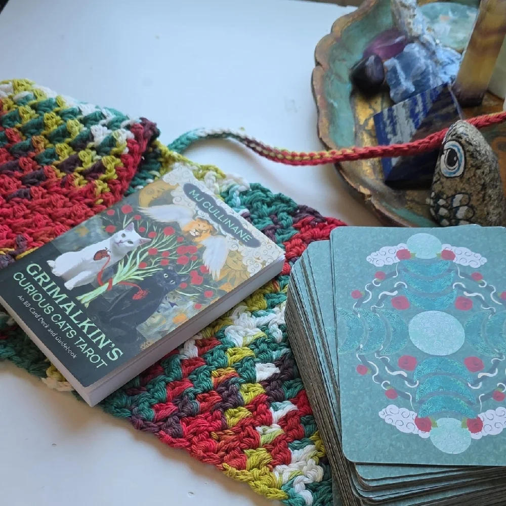 Handmade Multicolor Crochet Clutch Bag - Women Bags - Picture 6 of 6